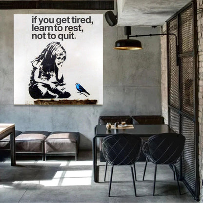 Banksy Learn To Rest