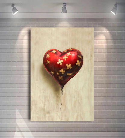 Red Love Balloon Heart