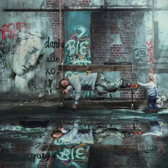 Banksy Cool Bench Blue