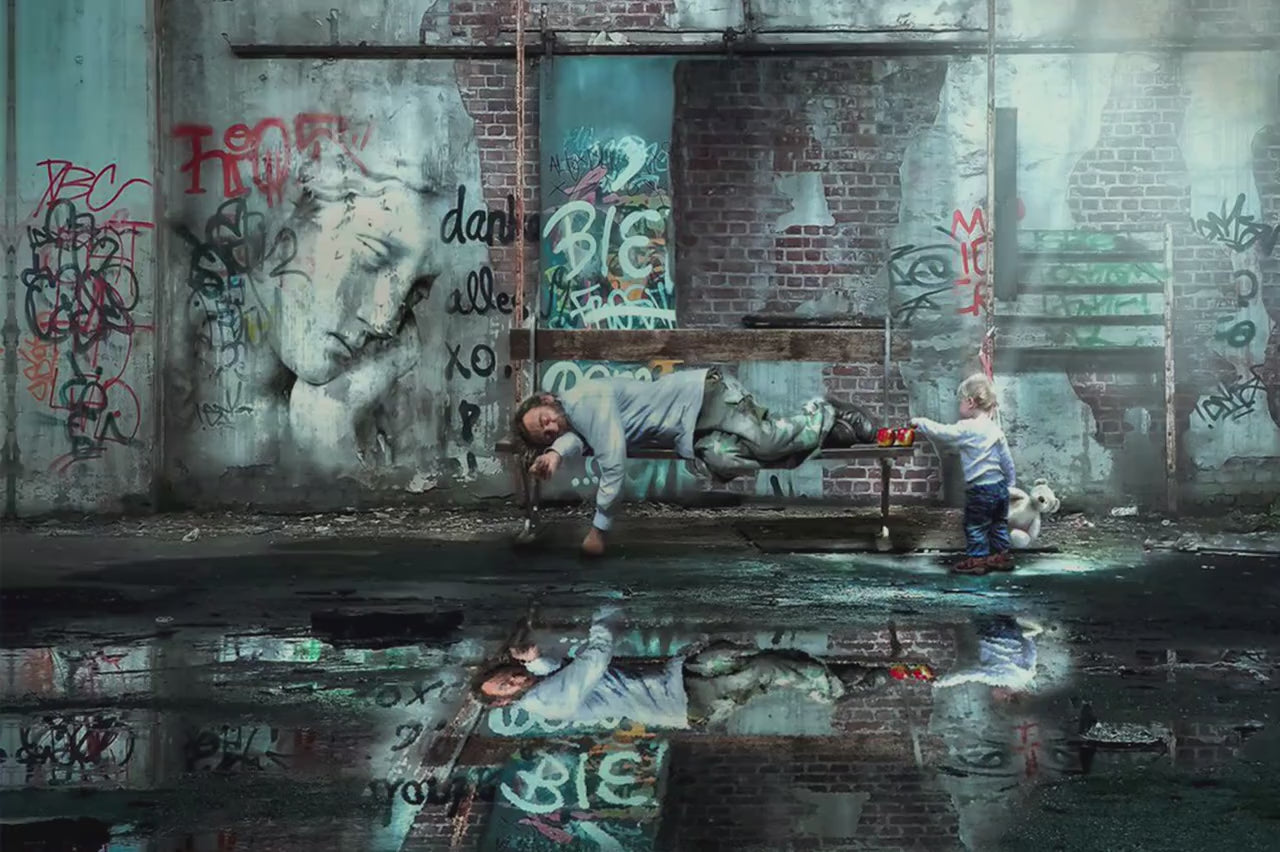 Banksy Cool Bench Blue