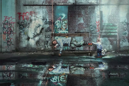 Banksy Cool Bench Blue