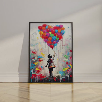 Balloon Girl Heart Balloon