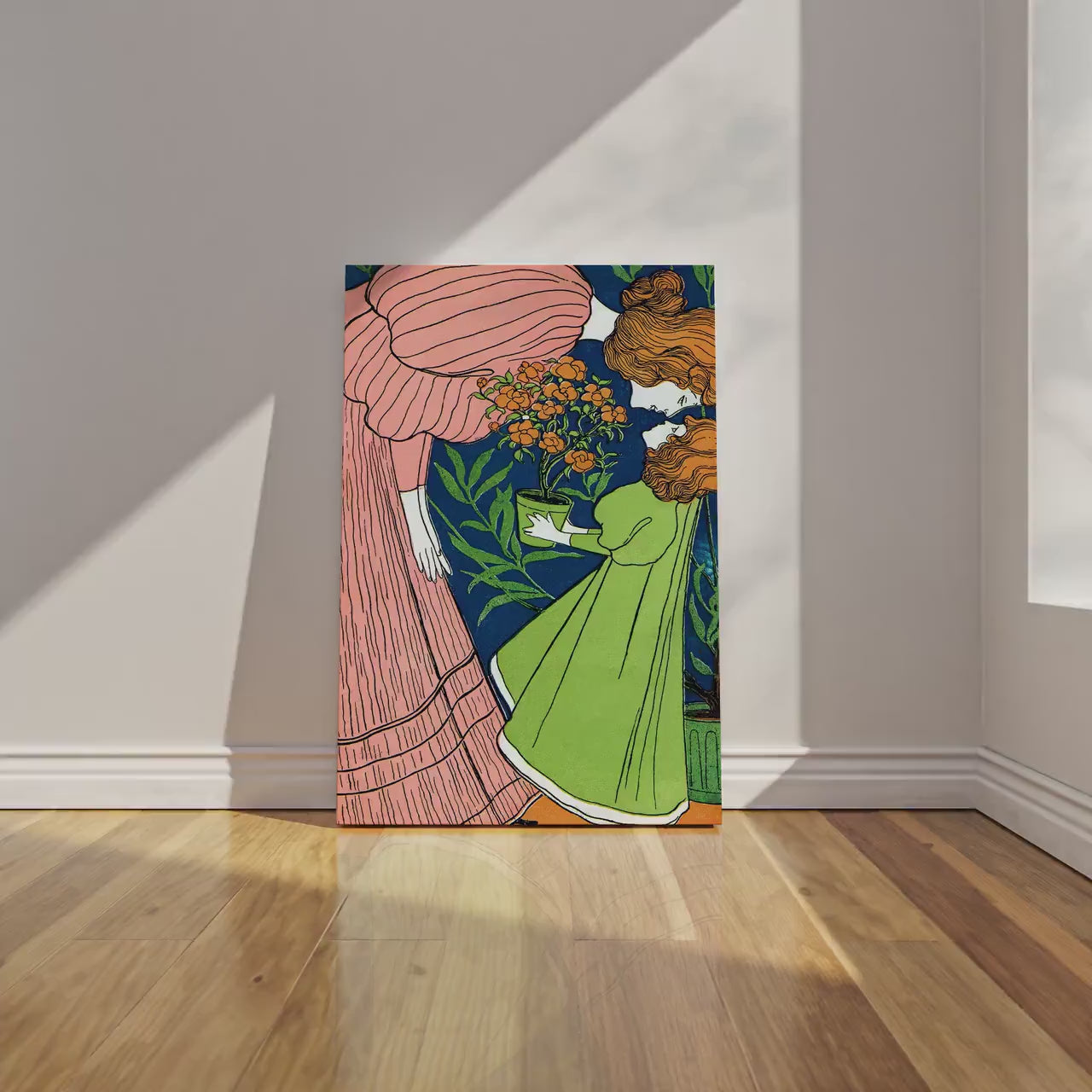Mother Daughter Art Nouveau