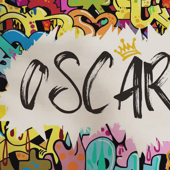 Personalised name graffiti