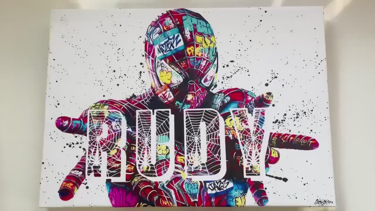 Personalised Spiderman Graffiti
