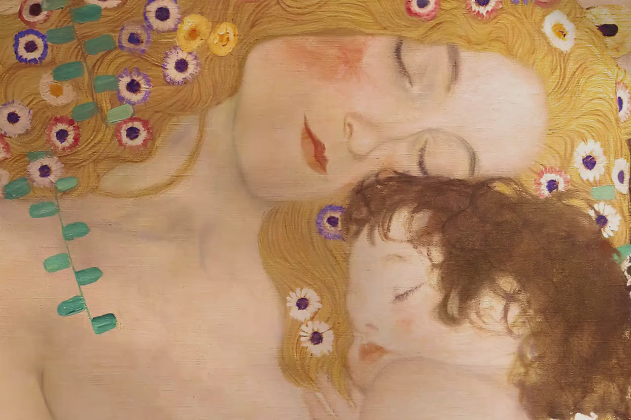 Gustav Klimt Mother And Child